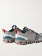 ON - Cloud Shift Rubber-Trimmed Recycled Mesh and Ripstop Sneakers - Gray