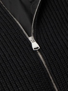 Valstar - Wool Zip-Up Sweater - Black