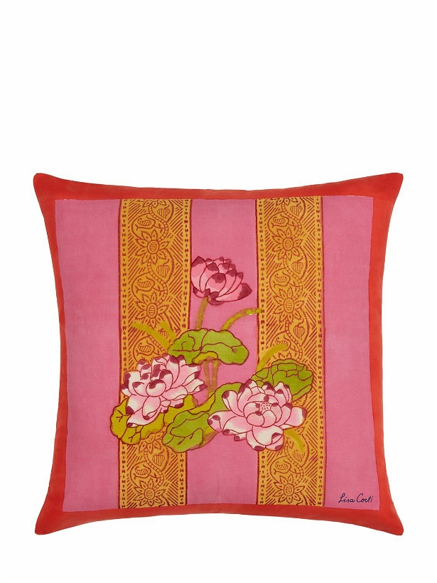 Photo: LISA CORTI Tea Flower Redorange Pillow