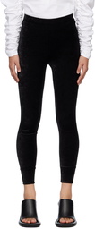 Noir Kei Ninomiya Black Elasticized Waistband Leggings