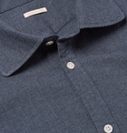 Massimo Alba - Cotton-Flannel Shirt - Blue