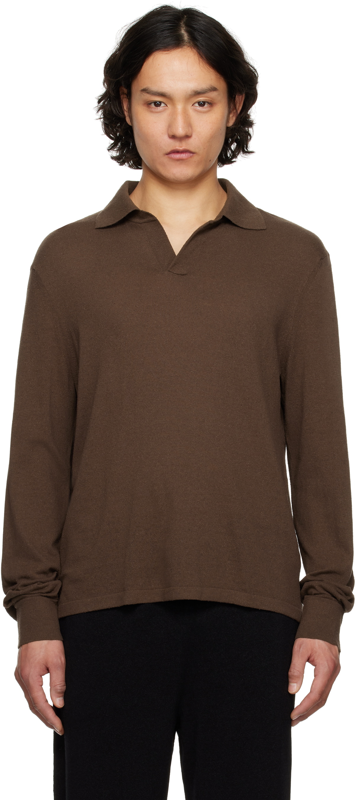 The Row Brown Stafford Polo