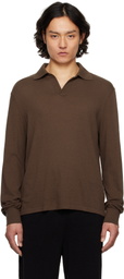 The Row Brown Stafford Polo