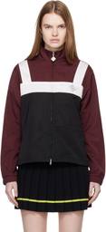 Casablanca Burgundy Monogram Windbreaker Jacket
