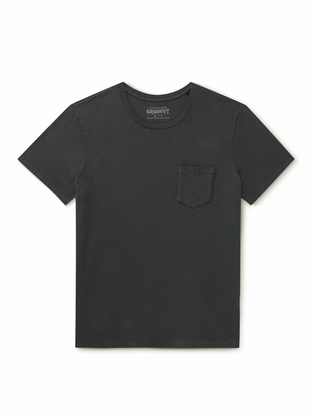 Photo: Outerknown - Groovy Organic Cotton-Jersey T-Shirt - Black