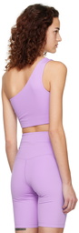 Girlfriend Collective Purple Bianca Sport Bra