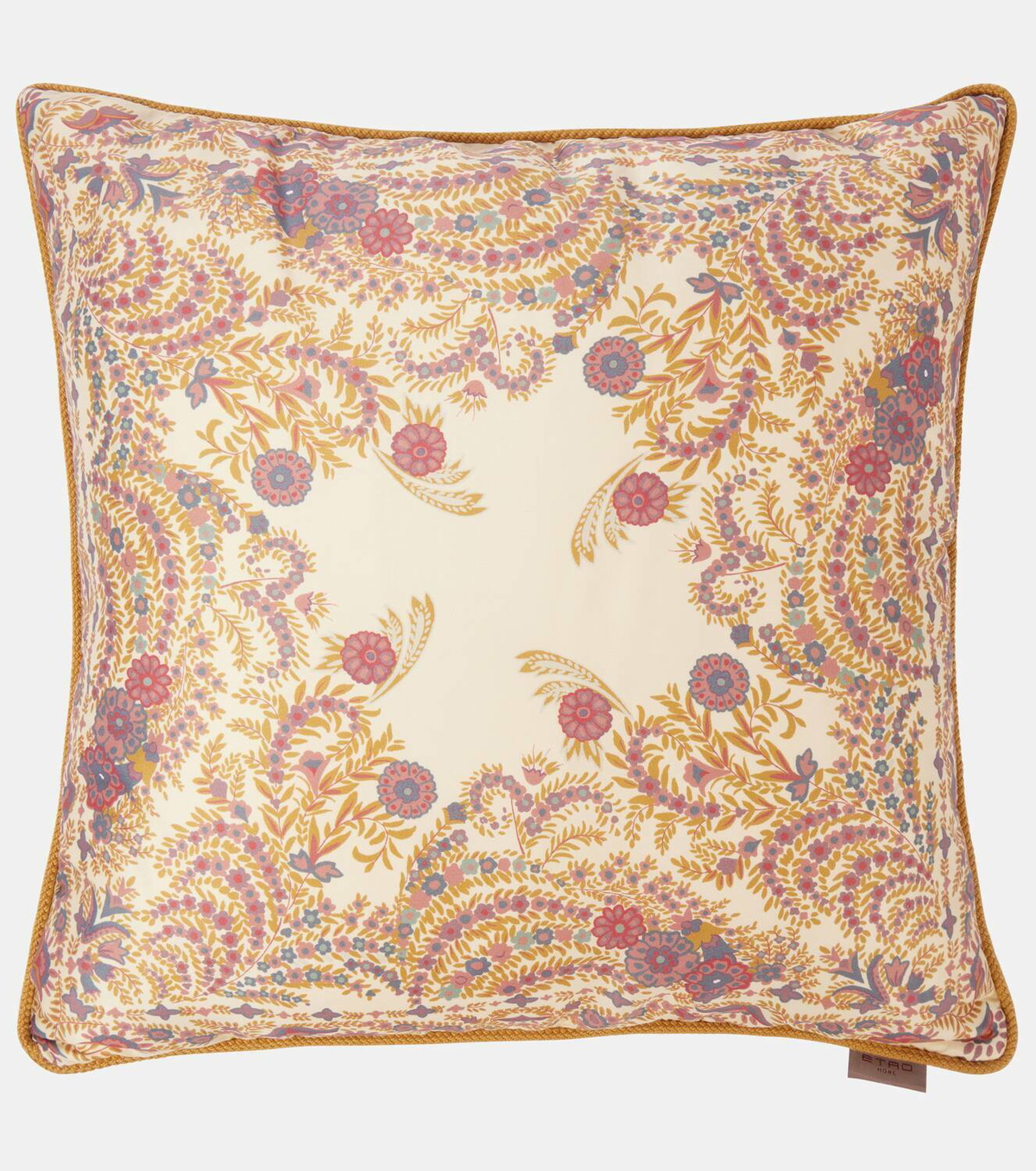 Etro Floral cotton satin cushion