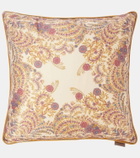 Etro Floral cotton satin cushion