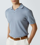 Fedeli Cotton piqué polo shirt