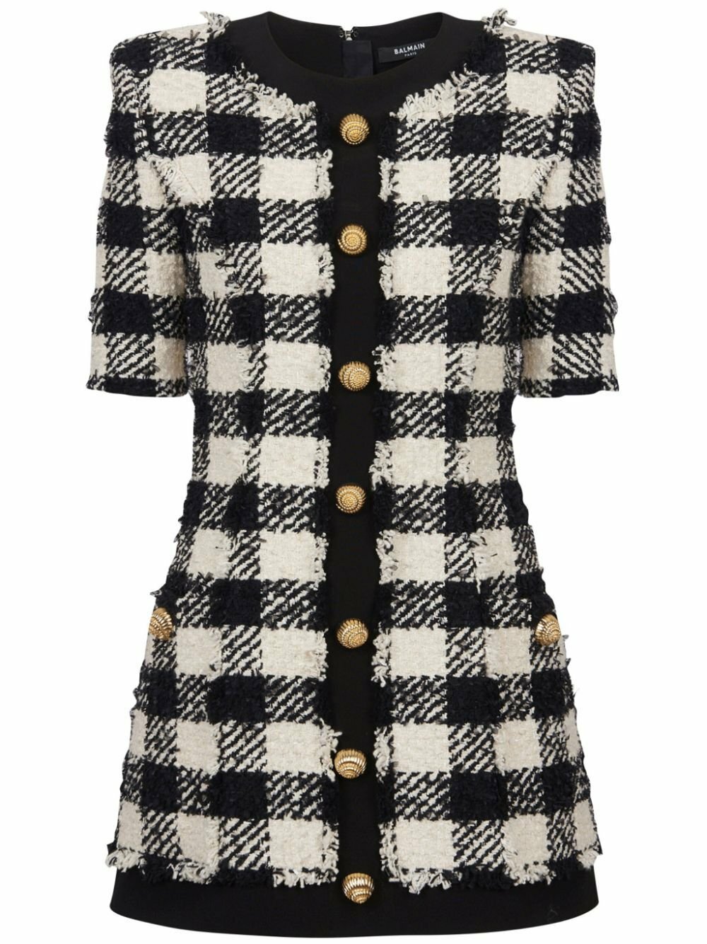 Balmain Tweed Mini Dress Balmain