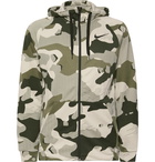 Nike Training - Camouflage-Print Dri-FIT Zip-Up Hoodie - Green