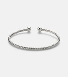 David Yurman Micro Cable Flex® 925 sterling silver and 14kt gold bangle