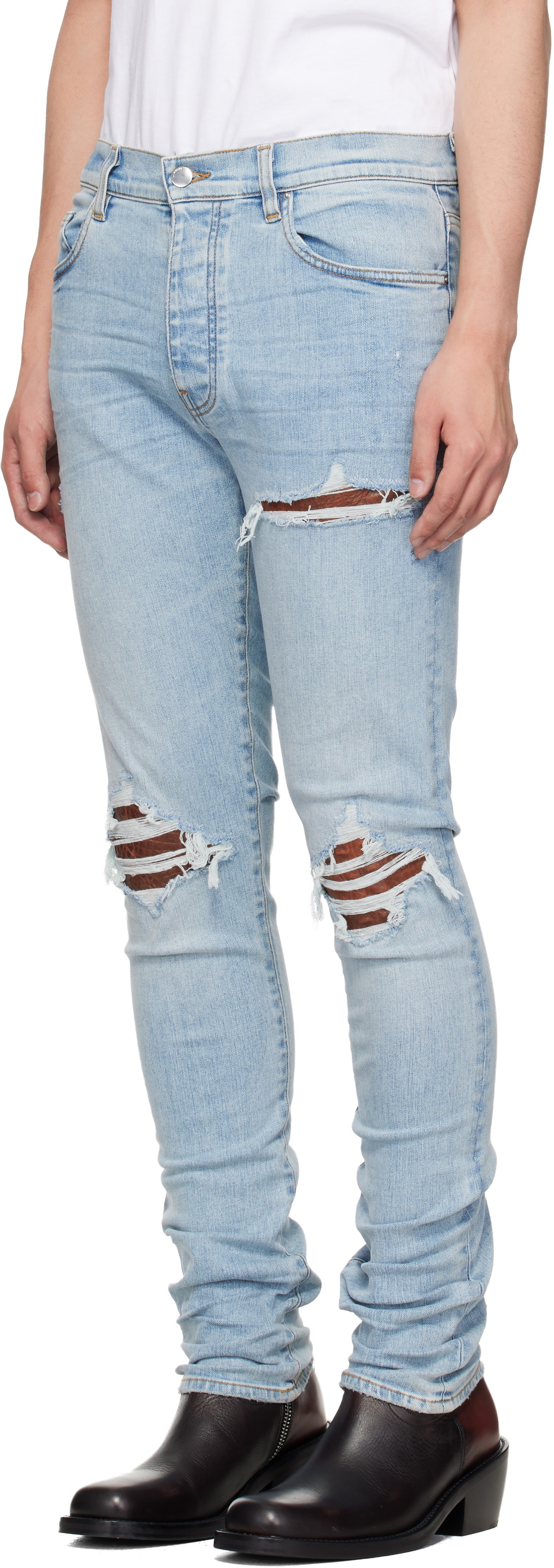 AMIRI Blue Croc MX1 Jeans