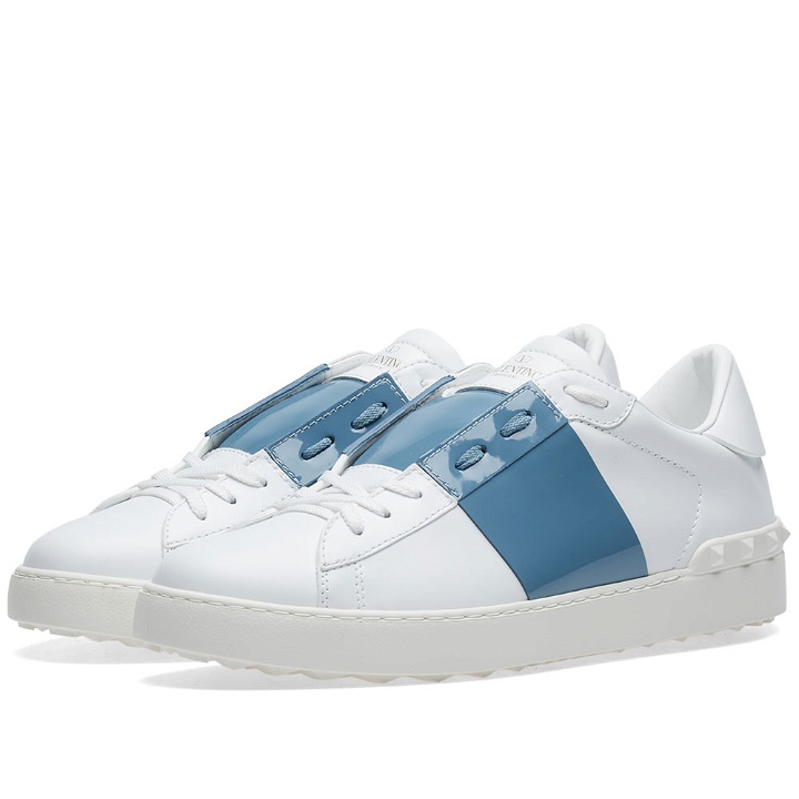 Photo: Valentino Open Low Top Patent Sneaker