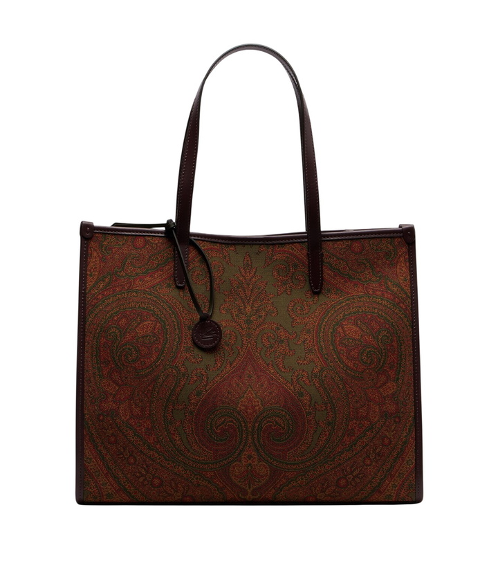Photo: Etro Arnica Large coated canvas tote bag