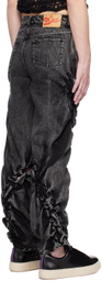 PONDER.ER Black Swirl Jeans