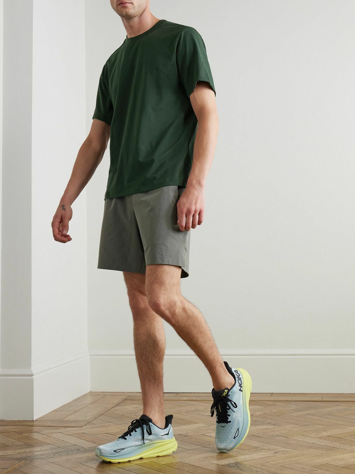 Lululemon - Zeroed In Stretch Cotton-Blend Jersey T-Shirt - Green
