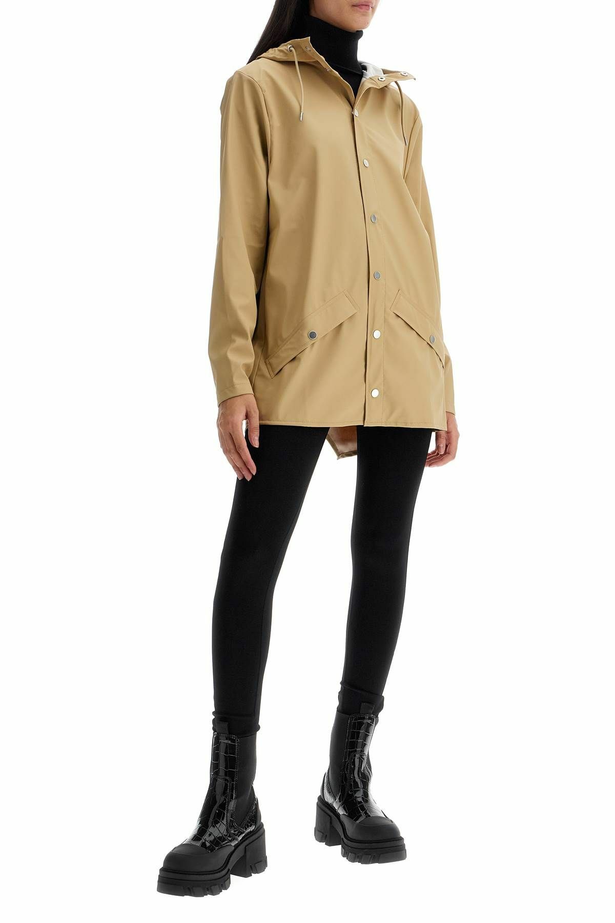 RAINS unisex rain jacket Beige