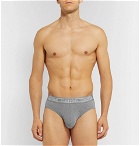 Calvin Klein Underwear - Stretch-Cotton Briefs - Gray