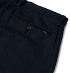 Polo Ralph Lauren - Navy Linen, Lyocell and Cotton-Blend Trousers - Navy