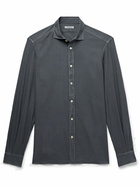 Boglioli - Slim-Fit Twill Shirt - Gray