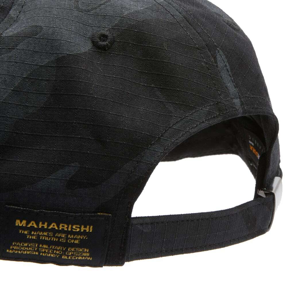 Maharishi Men's Camo Cordura NYCO 6 Panel Cap in Subdued Night