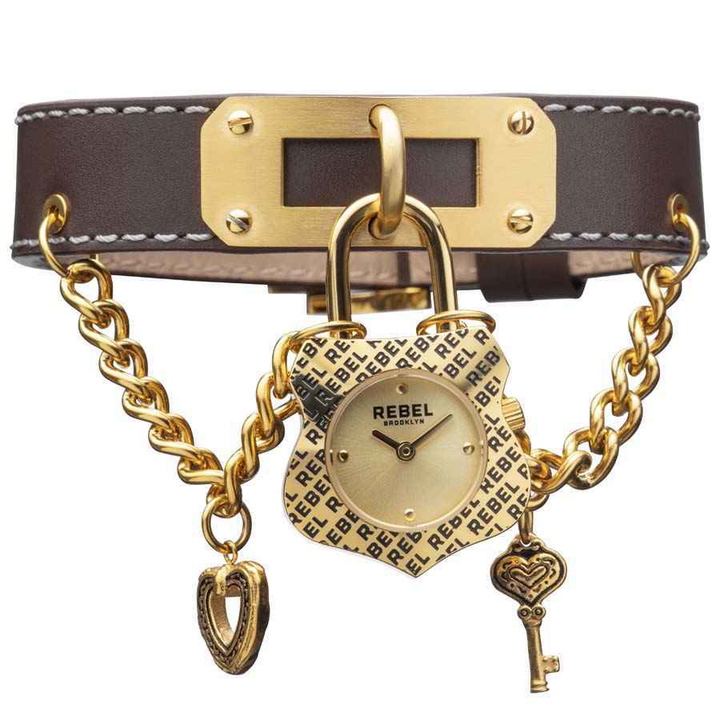 Photo: Rebel Seagate Gold Dial Ladies Watch RB114-9191