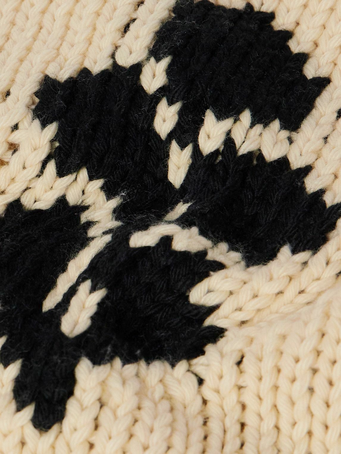 NN07 - Mika 6620 Recycled Intarsia-Knit Cardigan - Neutrals NN07