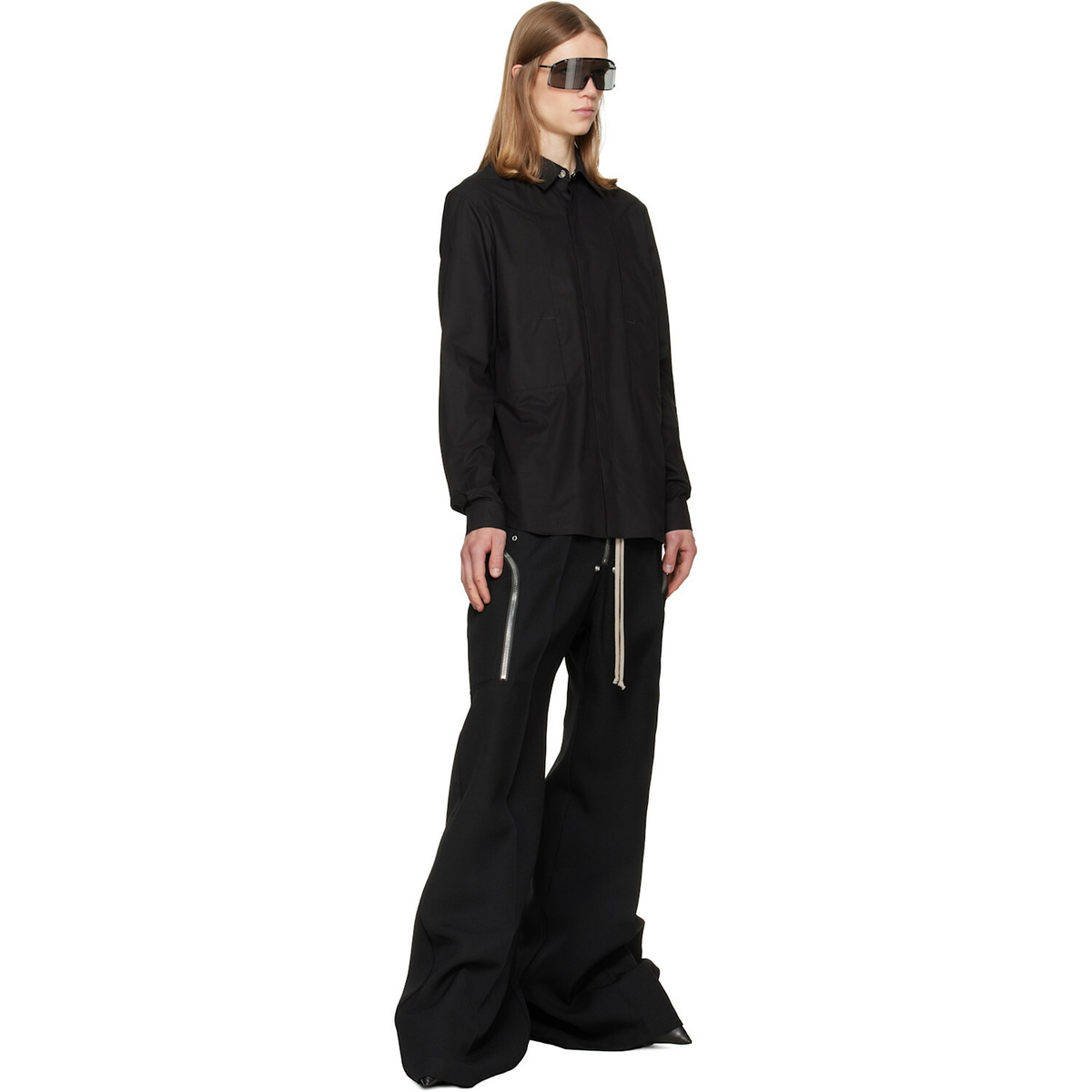 Rick Owens Black Tower Fogpocket Overshirt