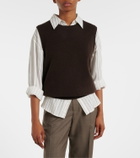 Jardin des Orangers Wool and cashmere tank top