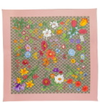 Gucci - GG Flora silk scarf