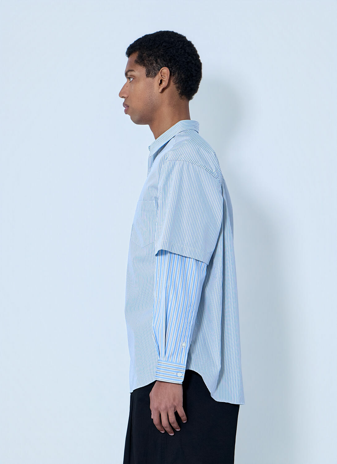 Comme des Garçons Homme Layered Stripe Shirt