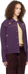 NEEDLES Purple Piping Cowboy Jacket