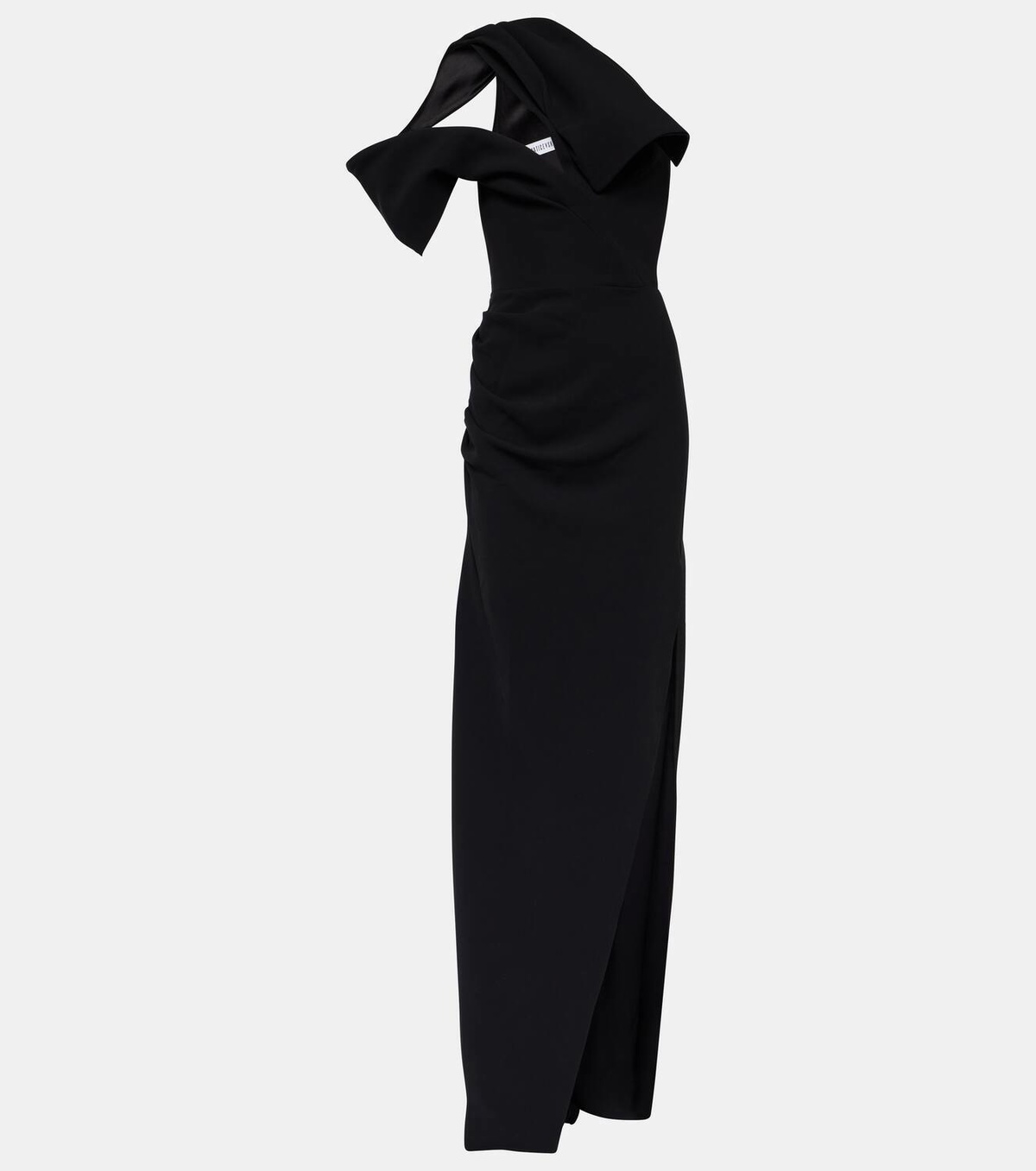 Maticevski Darkness gathered one-shoulder gown