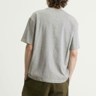 Avirex Men's Script Logo T-Shirt in Heather Grey