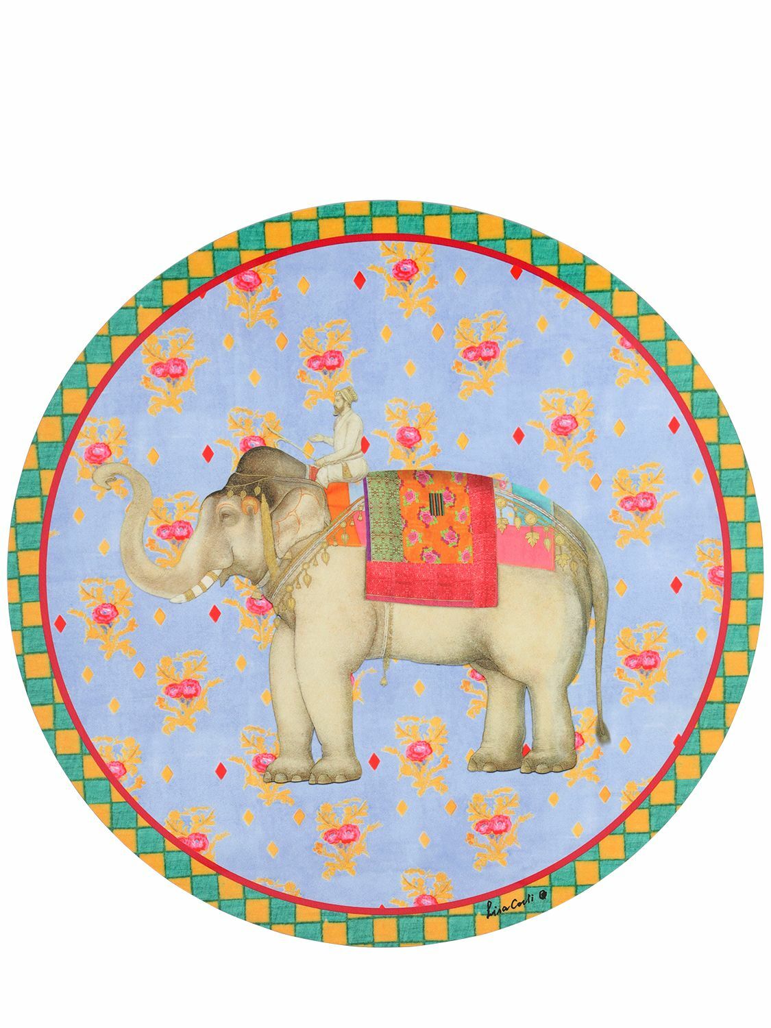 LISA CORTI Ololay Elephant Placemat