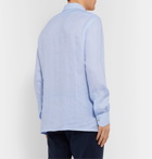 Kiton - Slim-Fit Linen Shirt - Blue