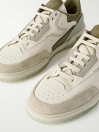 Berluti - Playoff Suede-Trimmed Leather Sneakers - Neutrals