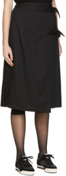 Tricot Comme des Garçons Black Bow Wrap Skirt