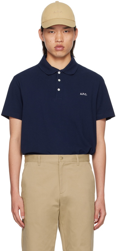 Photo: A.P.C. Navy Standard Polo