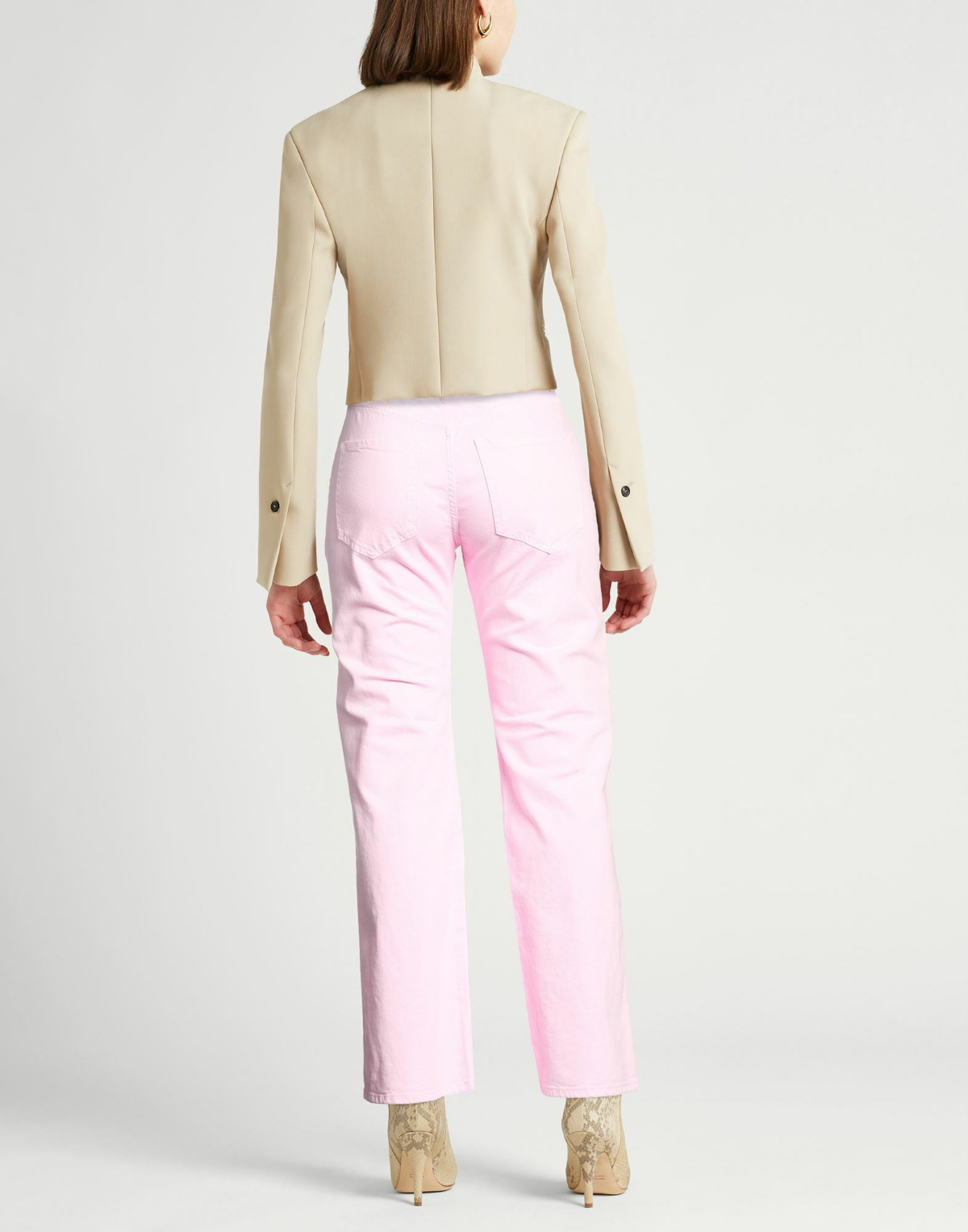 Jucca Womens Jeans in Pink