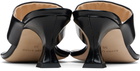 Sandy Liang Black Pearl Sandalette Heeled Sandals