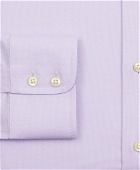 Brooks Brothers Men's Stretch Soho Extra-Slim-Fit Dress Shirt, Non-Iron Royal Oxford Ainsley Collar | Lavender