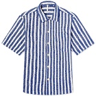 Sunflower Men's Stripe Vacation Shirt in Navy Stripe