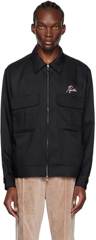 Photo: NEEDLES Black Embroidered Jacket