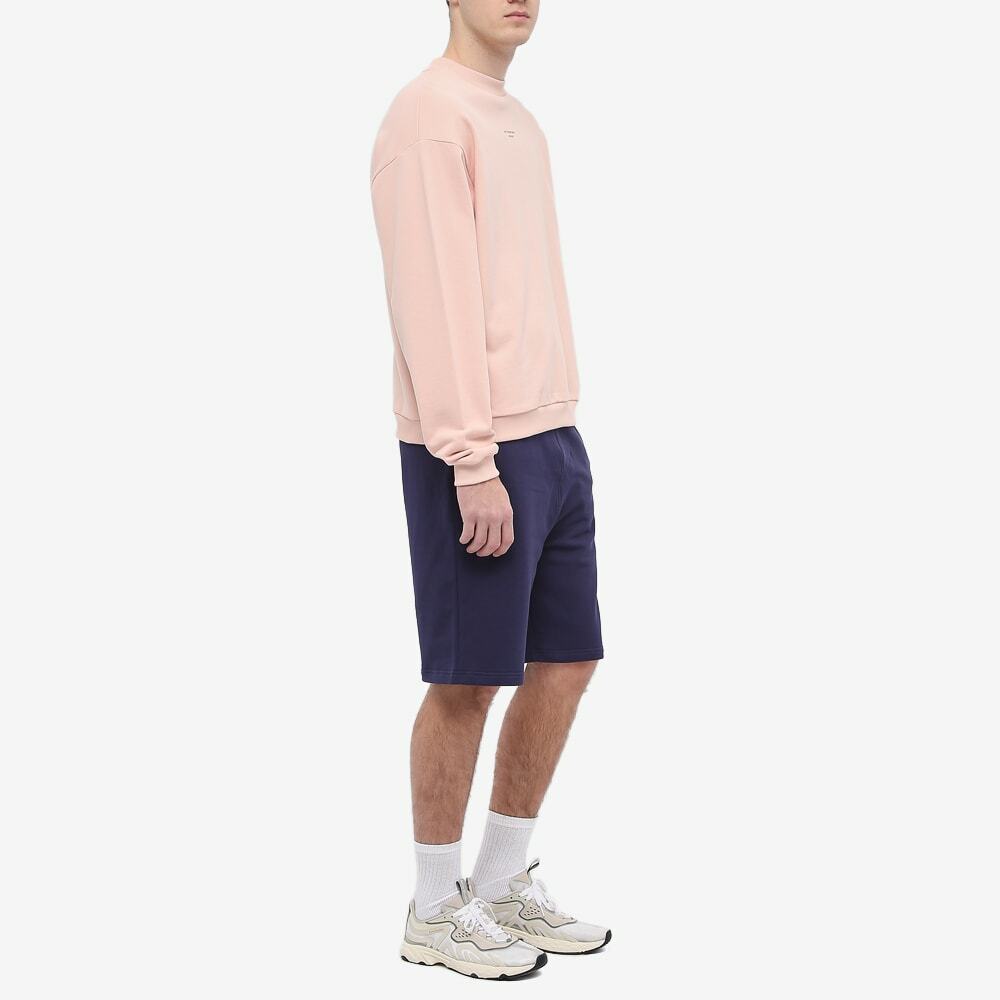 Kenzo Navy Blue Logo Patch Cotton Shorts