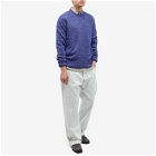 A.P.C. Lucas Brushed Alpaca Crew Knit in Violet Marl