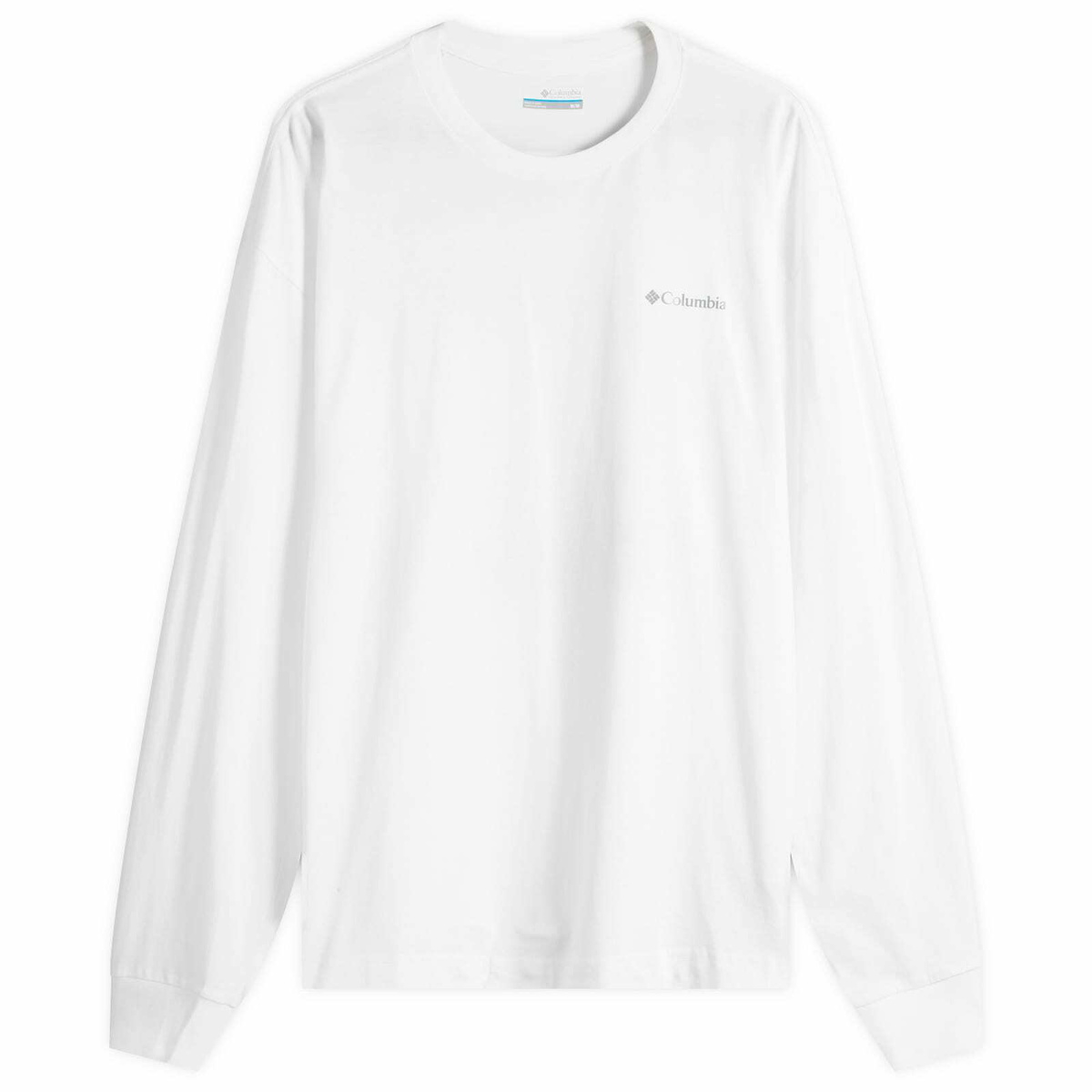 Columbia Men's Black Butte™ Long Sleeve Graphic T-Shirt in White