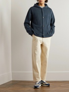 Ninety Percent - Madsen Cotton-Jersey Hooded Jacket - Blue