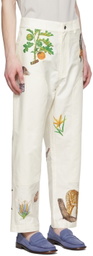ADISH Off-White Small Talk Studio Edition Cotton Trousers